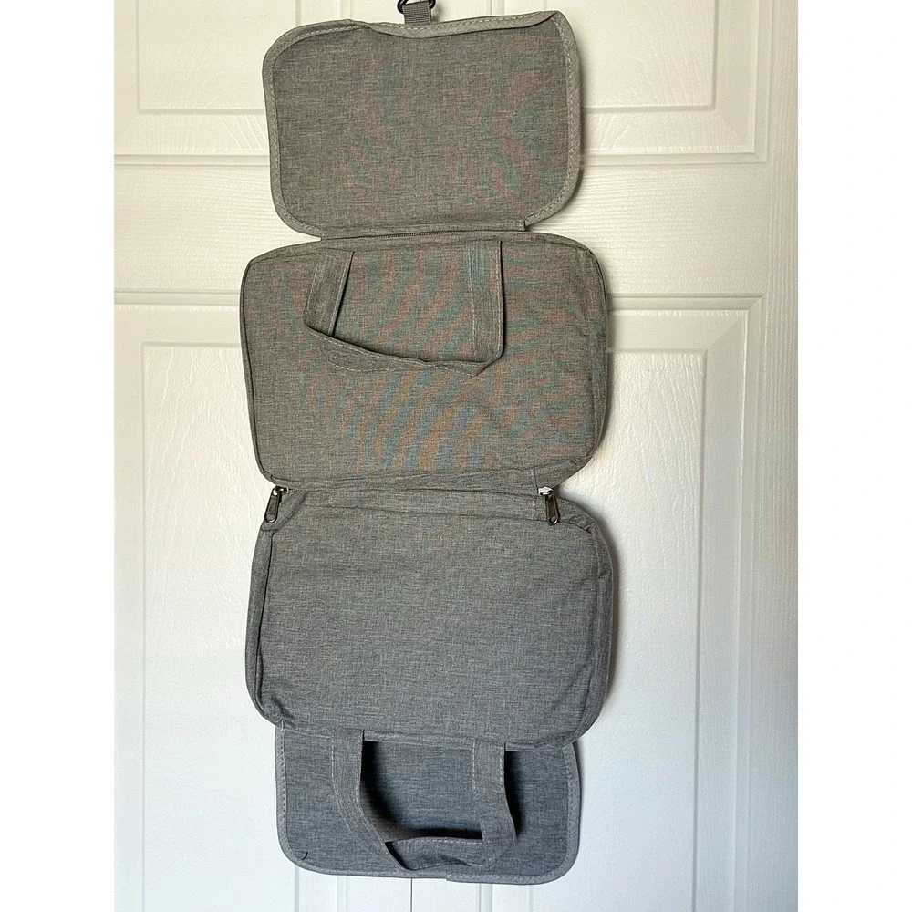 Travel Toiletries Grey Bag, Unbranded. 8
